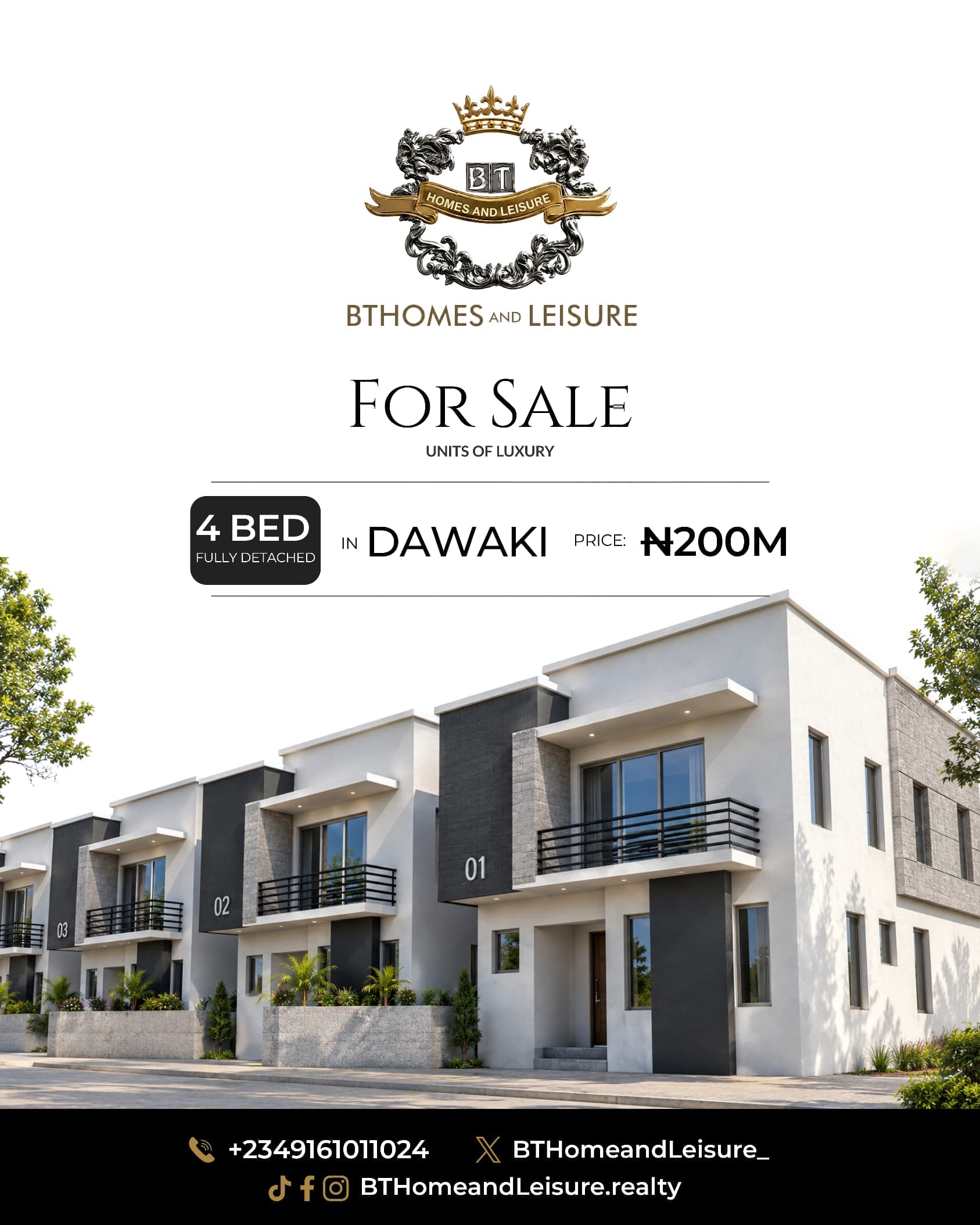 Modern Luxury Living in Dawaki, Abuja — Own Yours for ₦150 million - ₦₦200 million. 