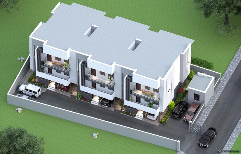 5 Bedroom Terrace with BQ — Three Units in One Compound Additional Image 2